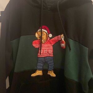 Drunk bear hoodie